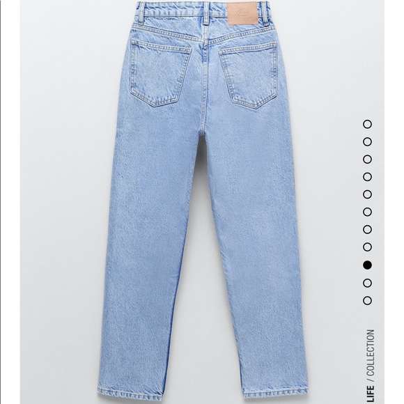 Zara Mom Jean - Light Blue - Picture 4 of 8